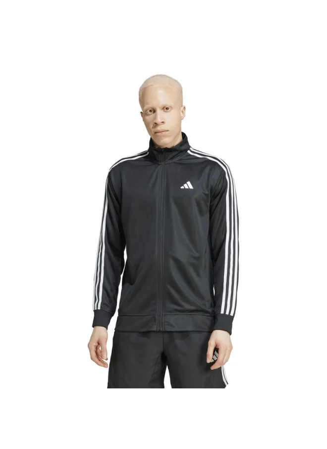 اديداس adidas TR-ES 3S T-TOP Black Training TRACK TOPS for Men - XS