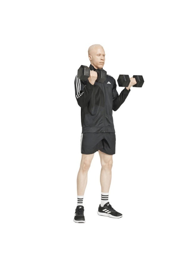 adidas Originals adidas TR-ES 3S T-TOP Black Training TRACK TOPS for Men - XS - Image 3