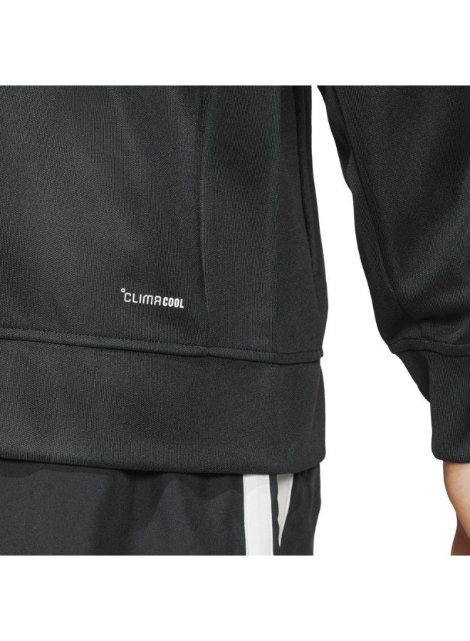 adidas Originals adidas TR-ES 3S T-TOP Black Training TRACK TOPS for Men - XS - Image 5