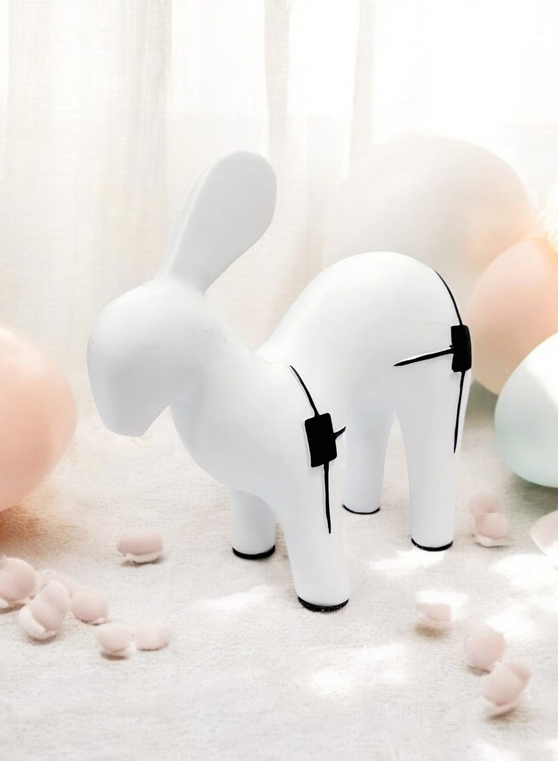 AKDC Polyresin Rabbit Décor A Charming And Decorative Accessory That Brings Character And Joy To Any Room 25x30CM - Image 1