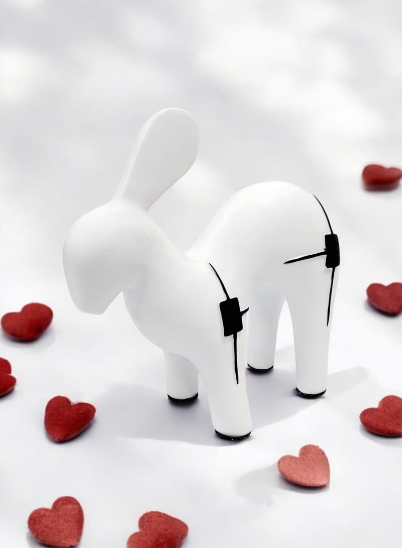 AKDC Polyresin Rabbit Décor A Charming And Decorative Accessory That Brings Character And Joy To Any Room 25x30CM - Image 2