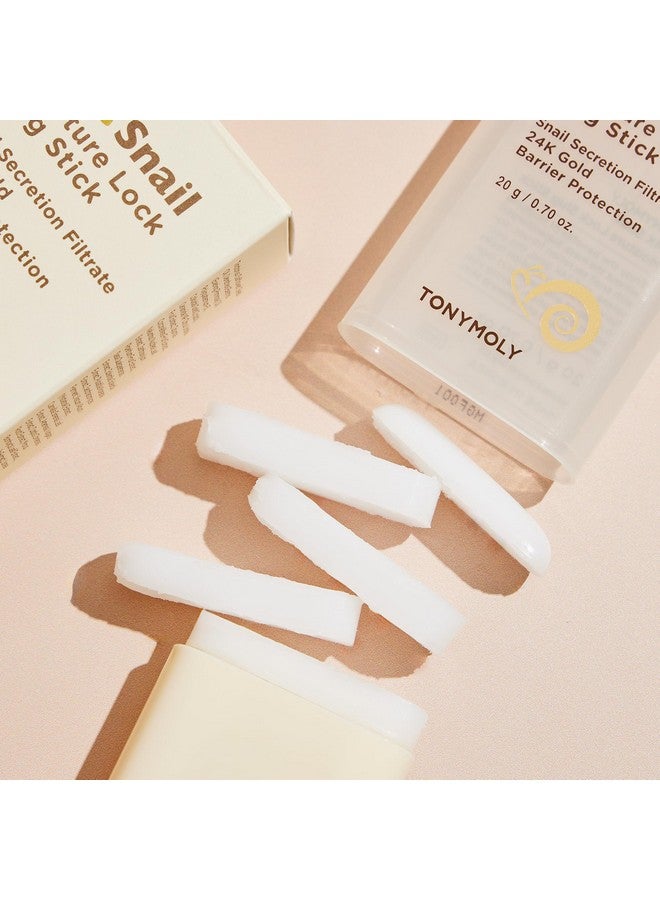 توني مولي 24K الحلزون الرطوبة قفل سبيكة عصا الحلزون Mucin و 24K الذهب Allinone متعدد بلسم عصا للترطيب وحماية الحاجز - Image 2