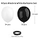 YMSZ Black and White Balloons 67pcs 12 Inch White Black Thickened Latex Balloons for Birthday Anniversary Wedding Graduation Party Decoration - Image 4