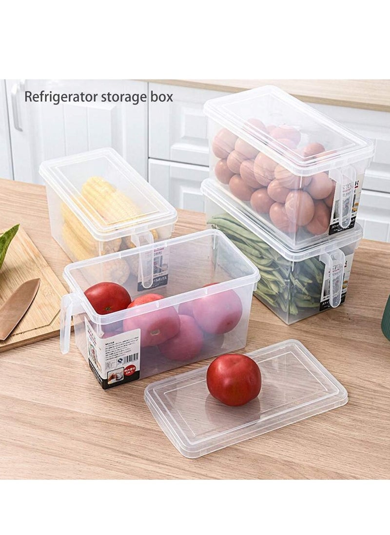 BestStore 3-Pack Cereal and Dry Food Storage Containers Kitchen Organizer Small Meal Prep for Sugar Flour Snack Baking Supplies BPA-Free Stackable Boxes with Locking Lids  - Image 3
