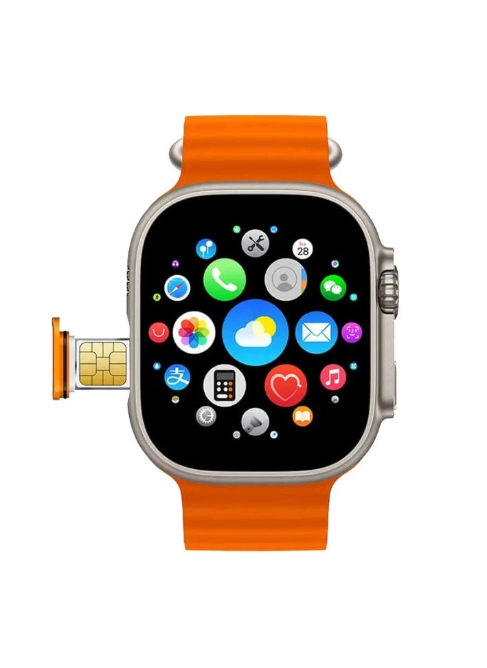 modio ST13 Smart Watch with 2.2 Inch Full Screen Display, 4G SIM Card, Android, Camera, Google Play, Handheld Phone, 3 Pairs of Straps, Wireless Charger for Women and Men by Modio  - Image 1