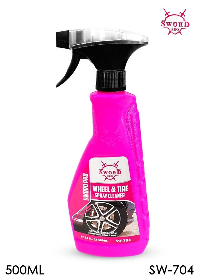SWORD PRO Wheel And Tire Spray Cleaner, Deep Cleaning Foam Eliminate Break Dust 500ML SW-704 - Image 1