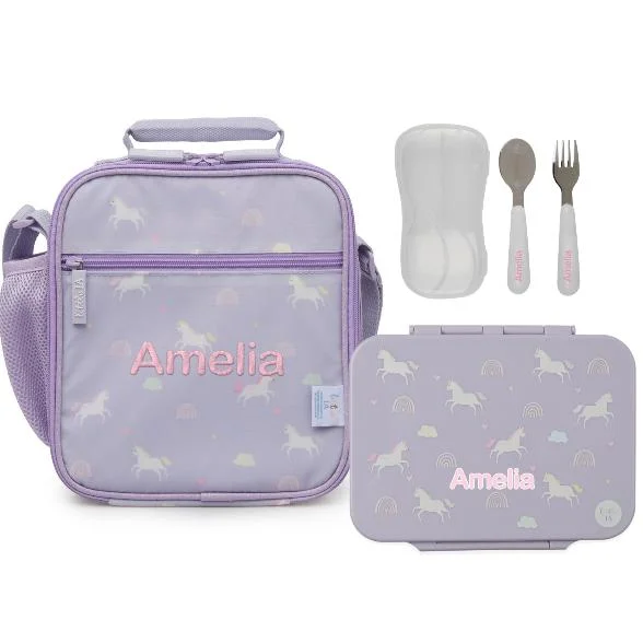 ليتل اي ايه طقم وجبات يونيكورن ثلاثي