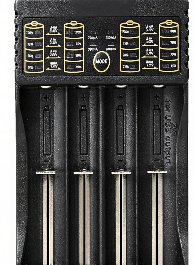 LiitoKala Lii-402 Smart Battery Charger 1.2V 3.7V 3.2V 3.85V AA/AAA for 18490 18350 17670 17500 16340 14500 10440 Batteries - Image 4