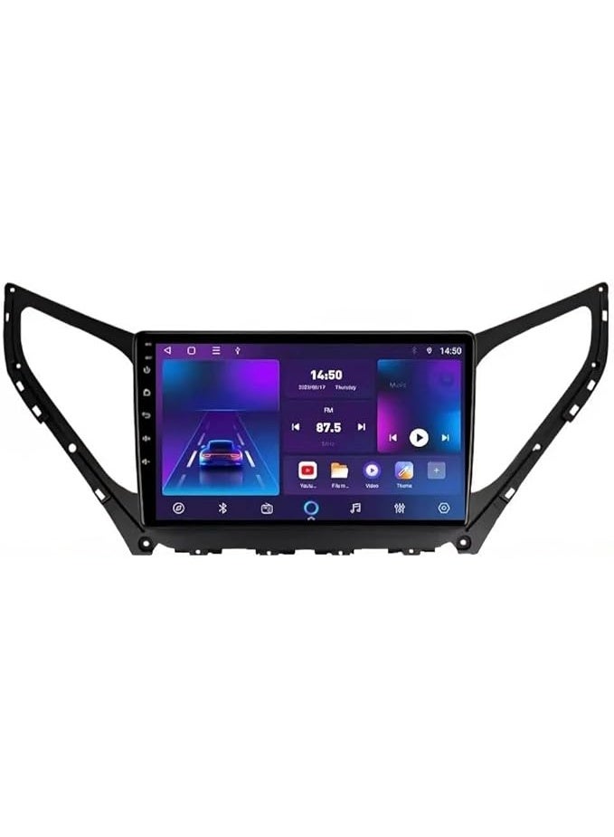 SHEZA STAR Android Car Stereo for Hyundai Azera 2014-2018 4GB RAM 64GB ROM Support Carplay, M-Link Wi-Fi BT, Radio GPS, 9 Inch IPS Touch Screen with AHD Camera Included - Image 1