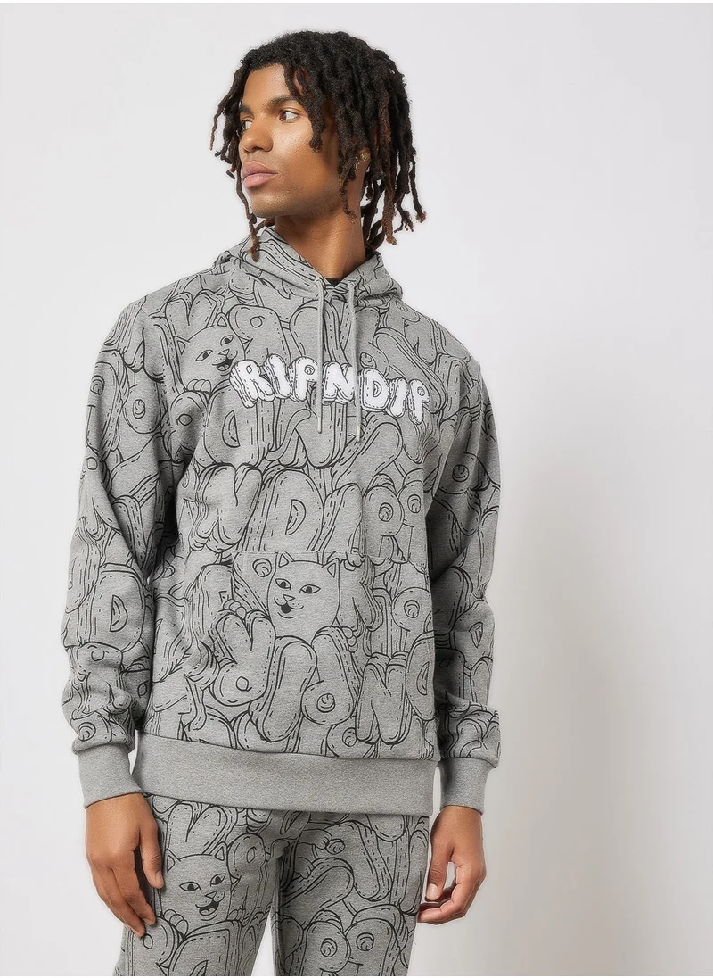 RIP N DIP Bubble Booble All-Over Print Hoodie