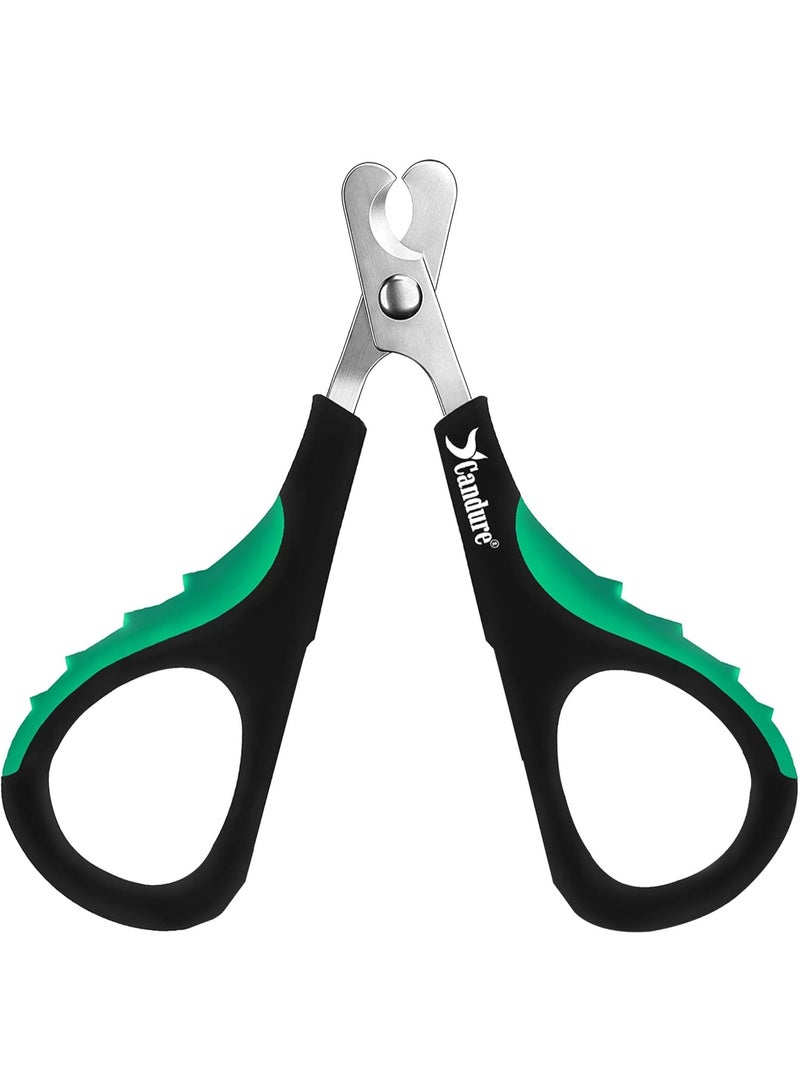 Candure Cat Nail Clippers for Cats, Rabbits, Hamsters, Birds - Stainless Steel Trimmer with Precise Angled Edges for Easy & Safe At-Home Grooming - Image 1