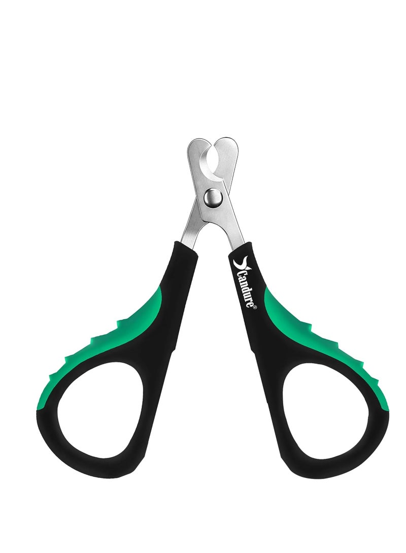 Candure Candure Cat Nail Clippers for Indoor Cats, Rabbits, Hamsters, Birds with Precise Angled Edges to Ensure Easy & Safe Trimming Stainless Steel Cat Nail Trimmer for At-Home Cat Grooming  - Image 1