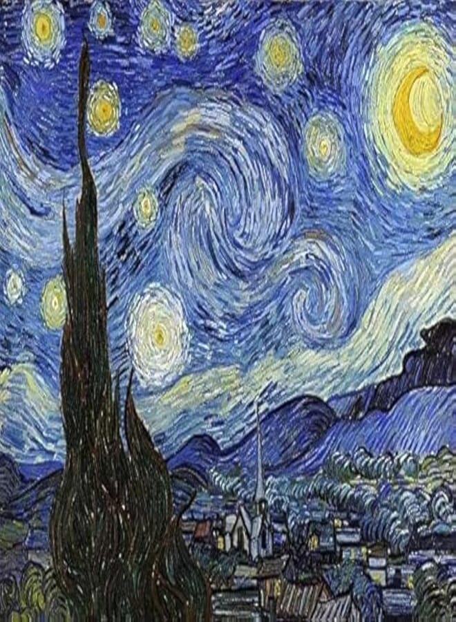 Other Unframed Oil Painting Poster 'Starry Night' by Vincent van Gogh for Living Room Wall Art