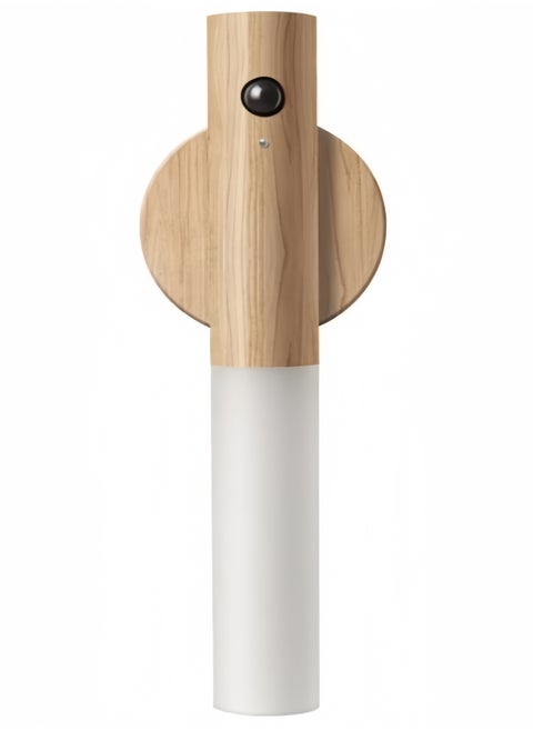 Motion Sensor Night Lights Magnet Body Sensor Hallway, Rechargeable Led Light Portable Stairway, Wooden Wall Sconce Battery Powered Cabinet Lights