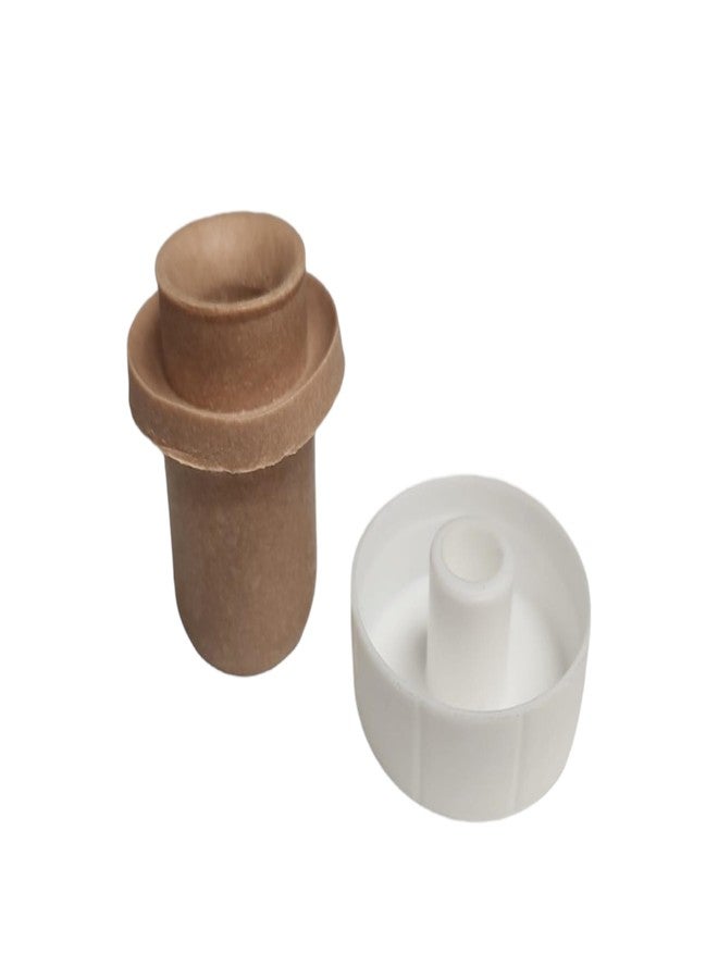 ناكبونار مجموعة ناكبونار من 12 قطعة من سدادات زجاجات النبيذ والمشروبات الكحولية والزيوت والخل، مصنوعة من مادة صناعية، مزودة بفوهة صب بيضاء، مناسبة لفتحات زجاجات النبيذ والمشروبات الروحية والزيوت والخل، مع سدادات فلين على شكل حرف T لفتحات قطرها 18 مم (3/4 بوصة). صنع في إيطاليا. - Image 1