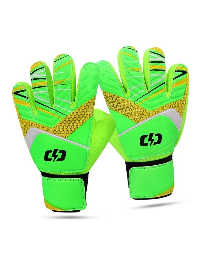COYO Kids Goalkeeper Gloves, Soccer Gloves with Double Wrist Protection and Non-Slip Wear Resistant Latex Material to Give Protection to Prevent Injuries - Image 1