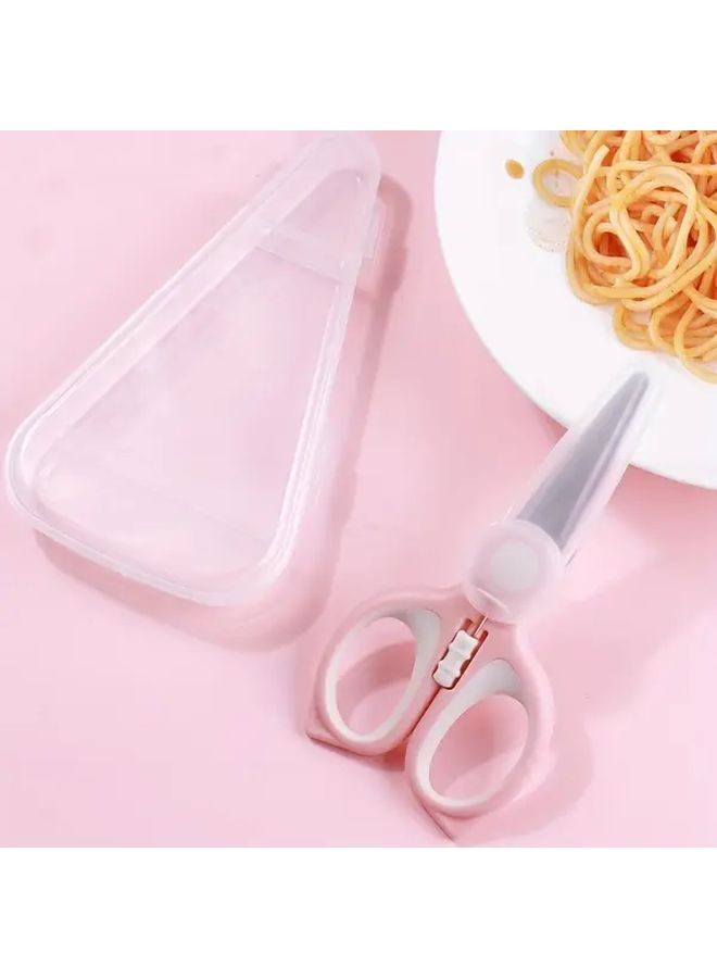 Stainless Steel Baby Food Scissors with Storage Box Kitchen - Image 4
