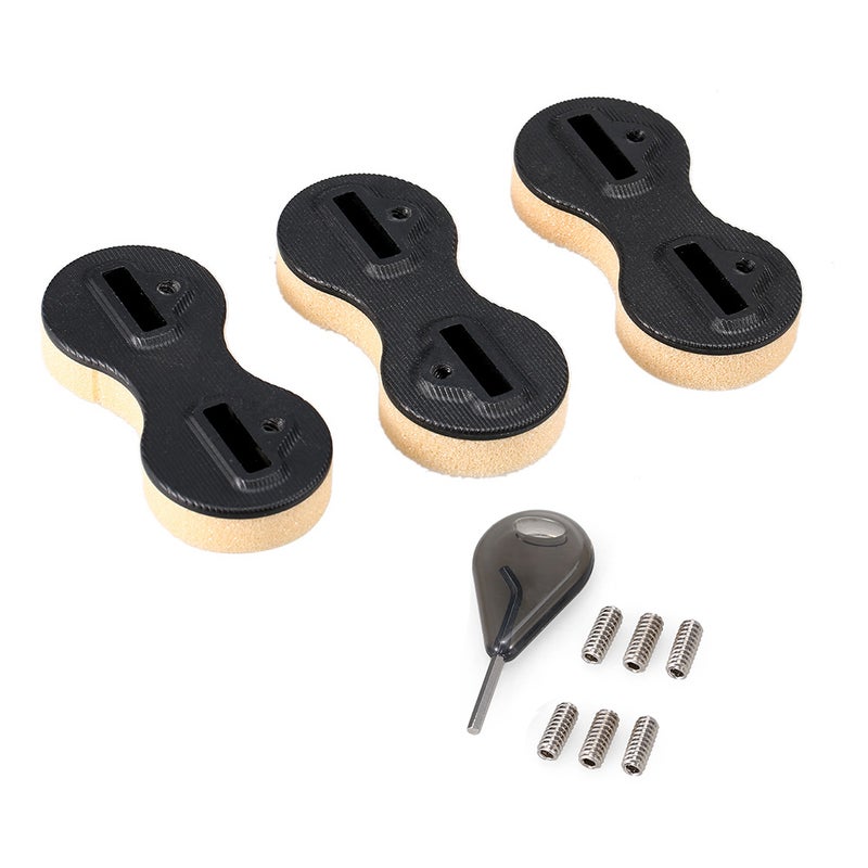 3 PCS Fushion Fin Box Plug Extra Fin Key 9MM Fin Screws Set - Image 1