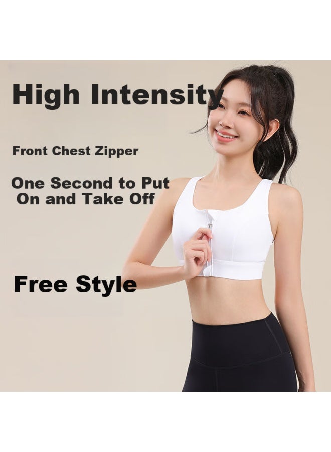 Liberal Ziyouxi High-intensity Sports Bra For Women, Shock-absorbing, Push-up, Easy To Put On And Take Off, Beautiful Back Vest, Yoga Training Running Fitness Bra - Image 1