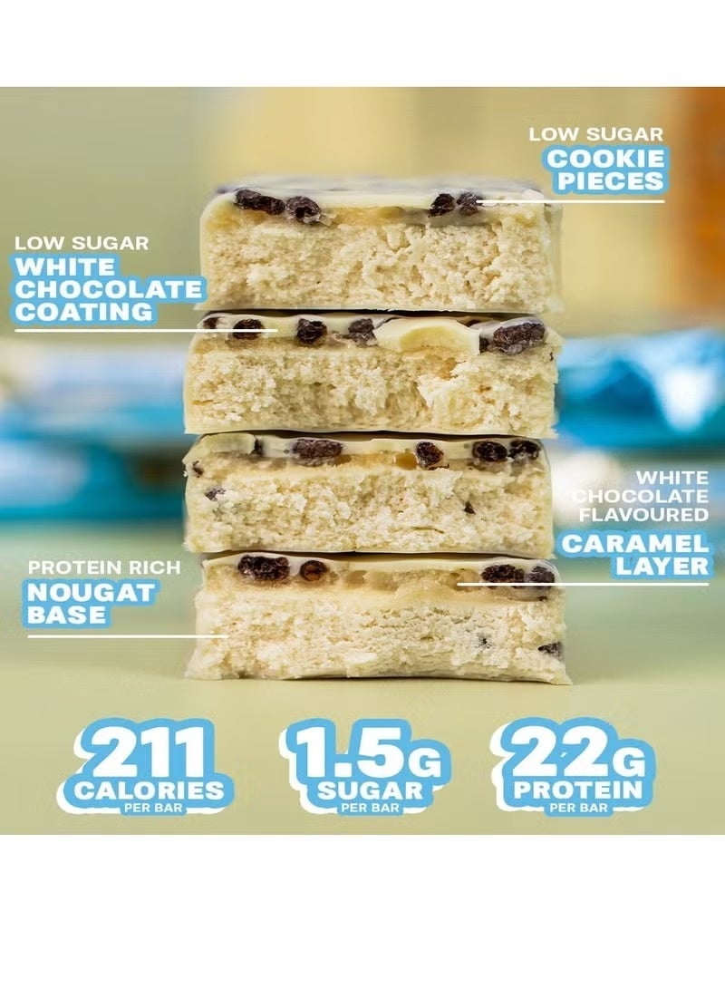 Grenade White Chocolate Cookie Low Sugar High Protein Bar – Pack of 12 - Image 2