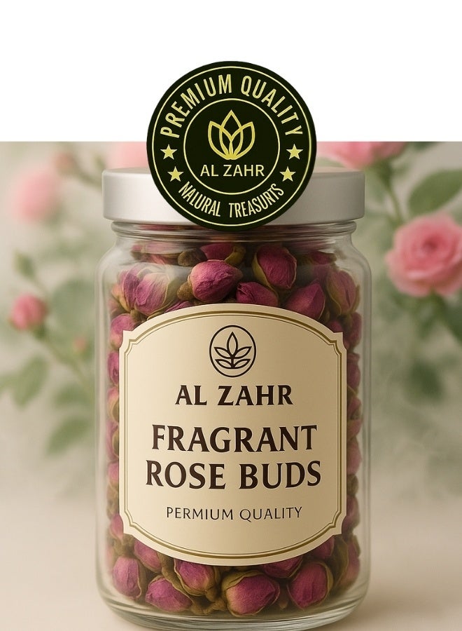 زهر براعم ورد عطرية - متعة زهرية عطرية | زهور مجففة طبيعية ١٠٠٪، فرز يدوي وعالي الجودة - مثالية للبخور، وأكياس العطور، وديكورات الزفاف والمنزل - Image 2