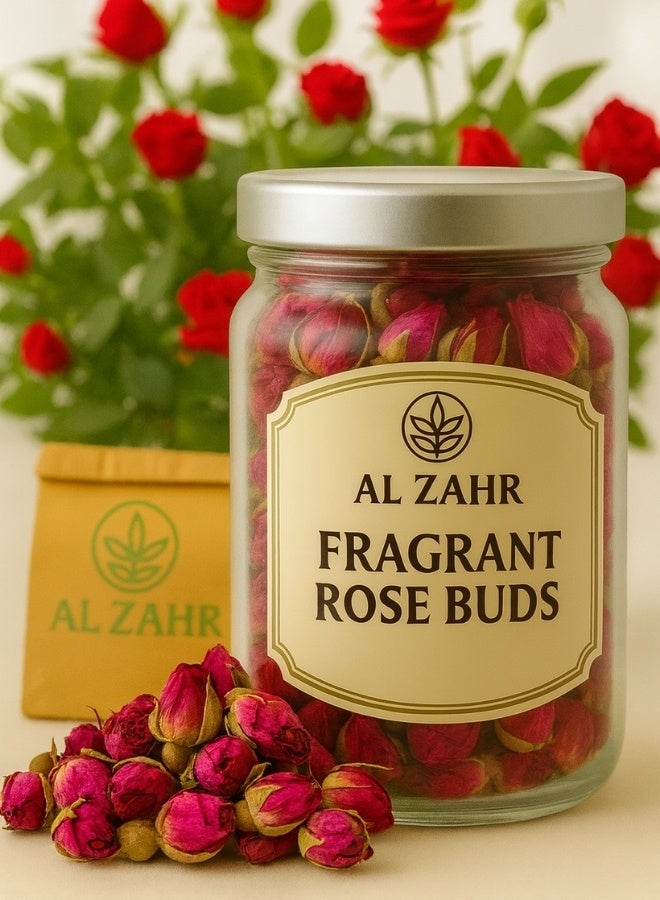 زهر براعم ورد عطرية - متعة زهرية عطرية | زهور مجففة طبيعية ١٠٠٪، فرز يدوي وعالي الجودة - مثالية للبخور، وأكياس العطور، وديكورات الزفاف والمنزل - Image 1