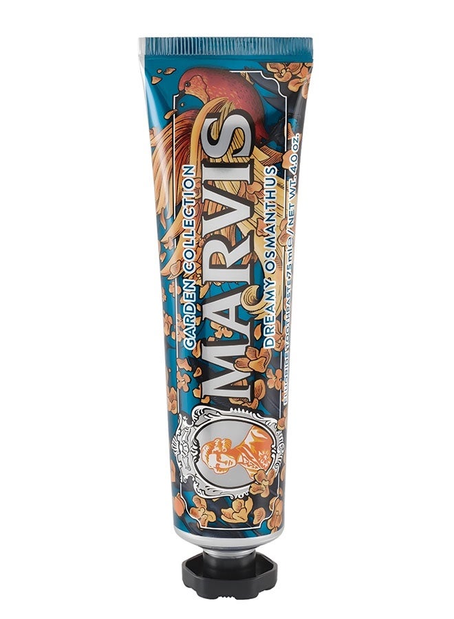 Marvis Garden Collection Dreamy Osmanthus Limited Edition Toothpaste 75ml, Sensational Flavored Toothpaste for a Long Lasting Freshness - Image 1