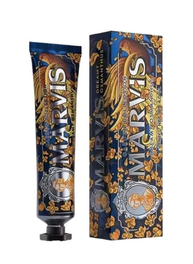 Marvis Garden Collection Dreamy Osmanthus Limited Edition Toothpaste 75ml, Sensational Flavored Toothpaste for a Long Lasting Freshness - Image 3