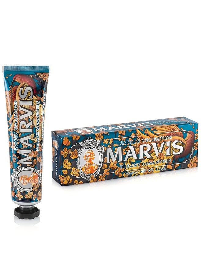 Marvis Garden Collection Dreamy Osmanthus Limited Edition Toothpaste 75ml, Sensational Flavored Toothpaste for a Long Lasting Freshness - Image 2