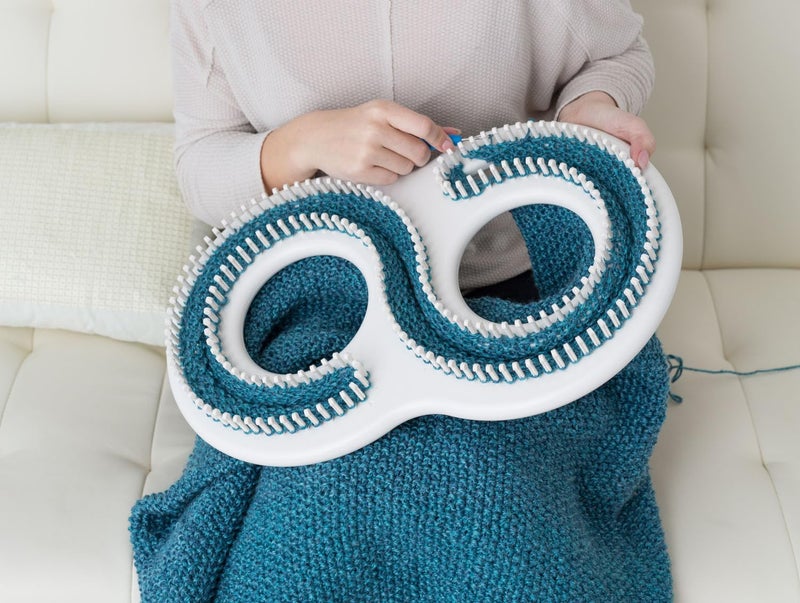 Authentic Knitting Board Afghan Knitting Loom for Blankets, Loom Knitting Blankets, S Shaped Loom - Image 3