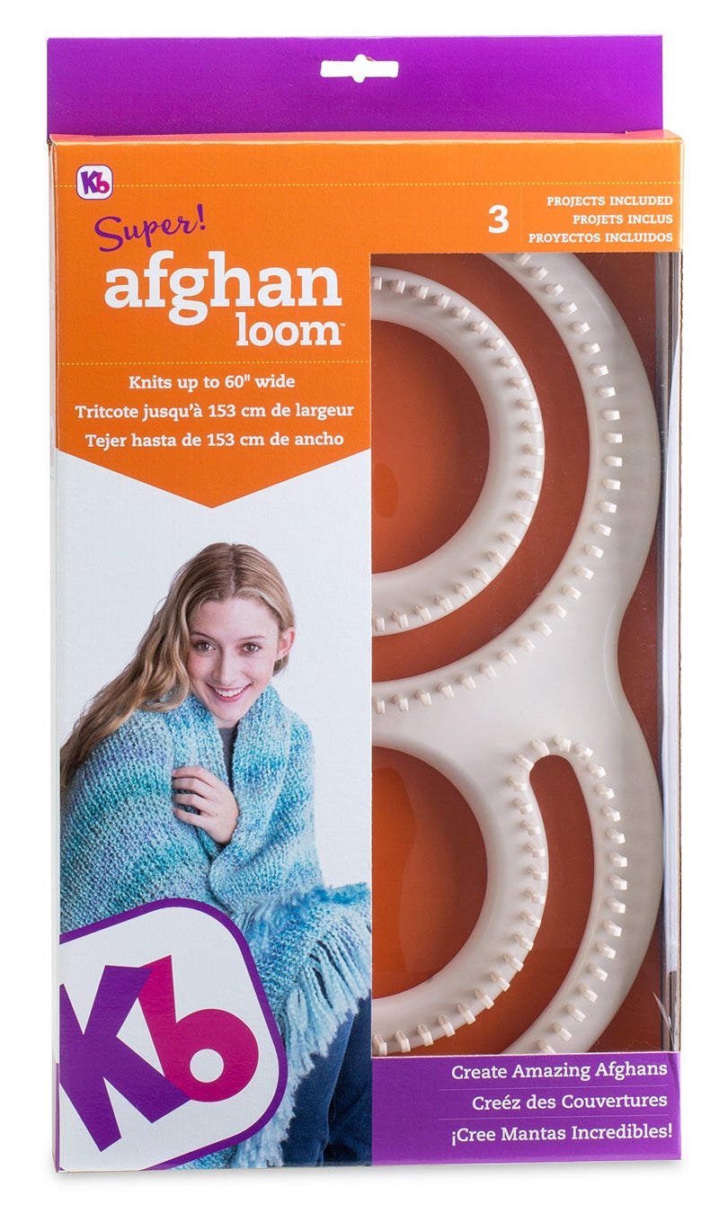 Authentic Knitting Board Afghan Knitting Loom for Blankets, Loom Knitting Blankets, S Shaped Loom - Image 1