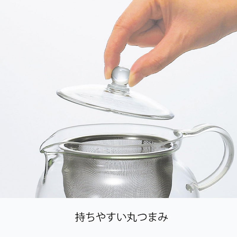 Hario | Chacha Kyusu Maru Tea - Hot Brew | 700 ml | Glass - Image 4