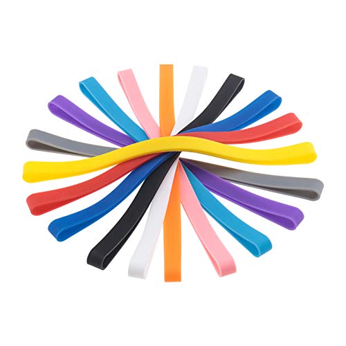 SING F LTD 10 Pack A5 Silicone Rubber Bands Book Silica Gel Straps Planner Elastic Bands 200 MM for Lunch Box Crab Traps Art Cooking Wrapping Exercise Bag Wraps - Image 1
