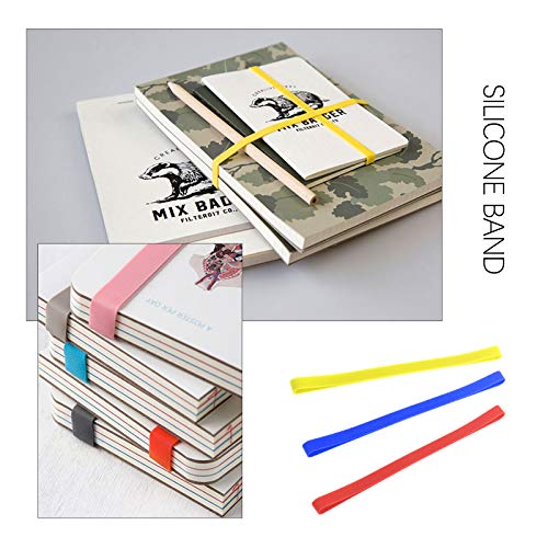 SING F LTD 10 Pack A5 Silicone Rubber Bands Book Silica Gel Straps Planner Elastic Bands 200 MM for Lunch Box Crab Traps Art Cooking Wrapping Exercise Bag Wraps - Image 4