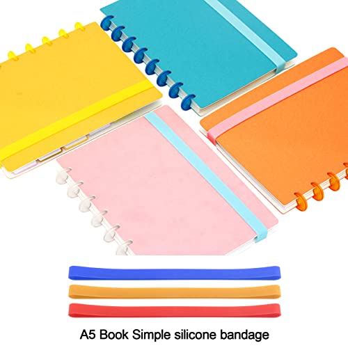 SING F LTD 10 Pack A5 Silicone Rubber Bands Book Silica Gel Straps Planner Elastic Bands 200 MM for Lunch Box Crab Traps Art Cooking Wrapping Exercise Bag Wraps - Image 2