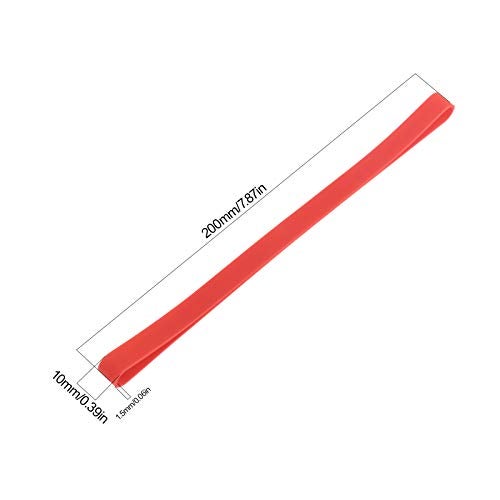 SING F LTD 10 Pack A5 Silicone Rubber Bands Book Silica Gel Straps Planner Elastic Bands 200 MM for Lunch Box Crab Traps Art Cooking Wrapping Exercise Bag Wraps - Image 3