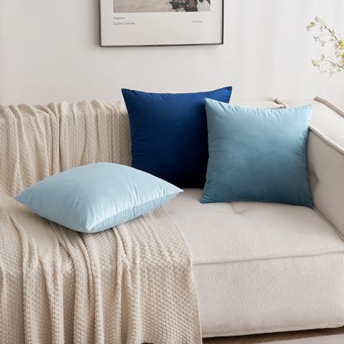 MIULEE Pack of 2, Velvet Soft Soild Decorative Square Throw Pillow Covers Set Cushion Case for Sofa Bedroom Car 12 x 20 Inch 30 x 50 cm - Image 5