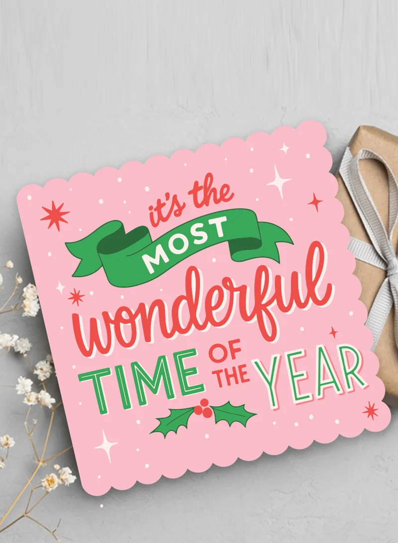Share the Love Wonderful Time, Christmas Greeting Card