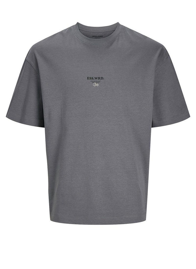 Jack Jones Jjeurban Studio Crew Neck T-Shirt  - Image 4