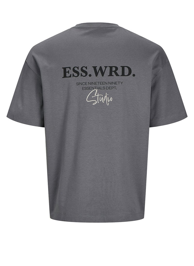 Jack Jones Jjeurban Studio Crew Neck T-Shirt  - Image 5