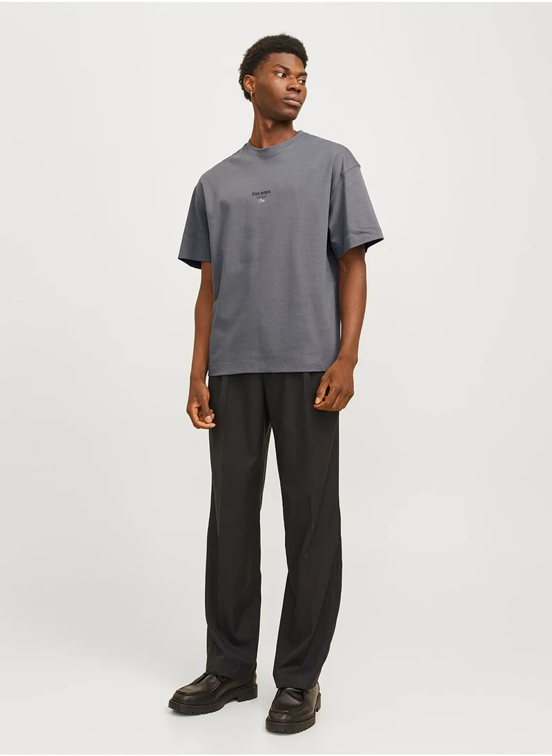 جاك اند جونز Jjeurban Studio Crew Neck T-Shirt