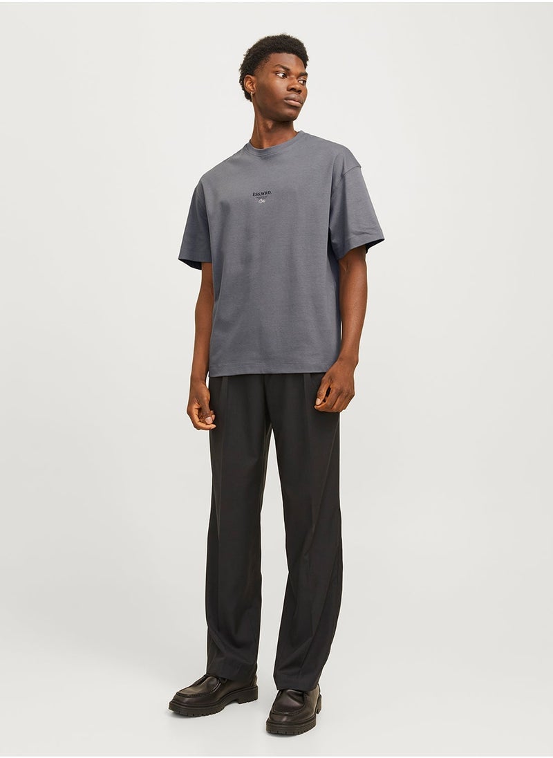 Jack Jones Jjeurban Studio Crew Neck T-Shirt  - Image 3