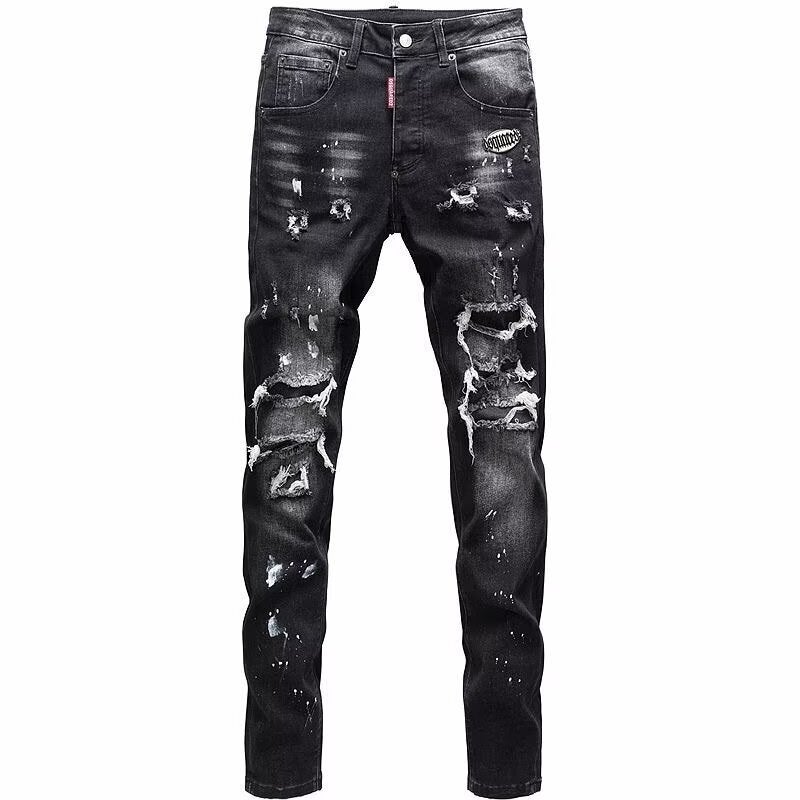 Unisex Classic Denim Jeans Loose Fit Daily Outdoor Wear - Image 2