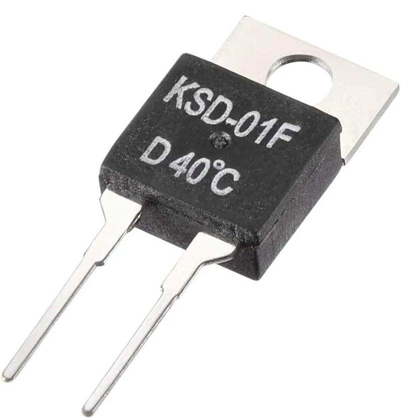 مفتاح التحكم في درجة الحرارة مغلق عادةً، مستشعر مرحل، 70 درجة مئوية، 0، 5، 10، 15، 20، 30، 40، 50، 60 درجة. - Image 5