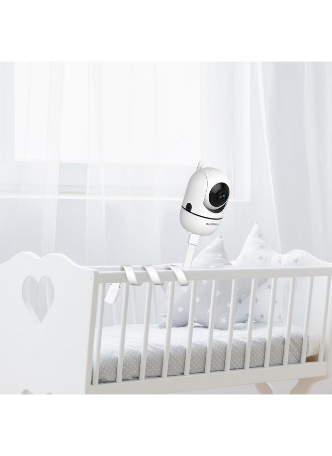 Hellobaby Baby Monitor Mount For Hb6550/ Pro/ Hb6560/ Hb65/ Hb6339/ Hb40/ Hb6081/ Hb66/ Hb6351, 20 Inch Flexible Arm Bracket, Camera Holder Attaches To Crib Cot Shelves, Without Tools Or Wall Damage  - Image 2