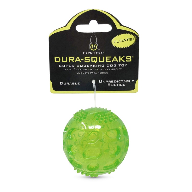 Hyper Pet DuraSqueak Dog Ball Toy Interactive Dog Toys that Float and Squeaks for Playing Fetching and RetrievingGreat Alternative to Traditional Tennis Balls Green 25 Inch - Image 2