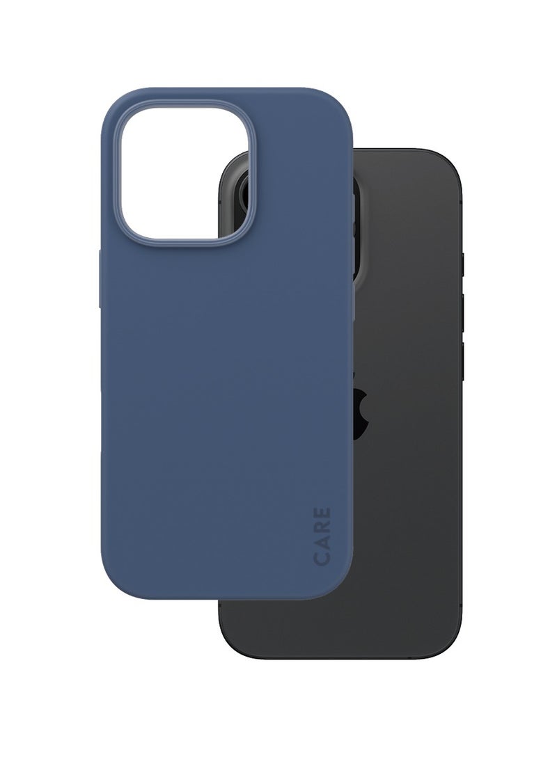 PanzerGlass حافظة هاتف CARE من PanzerGlass® لهاتف آبل آيفون 16 برو تصميم أزرق نحيف، مظهر أنيق عصري، حماية معززة للكاميرا، مواد معاد تدويرها، توافق سلس مع MagSafe - Image 2