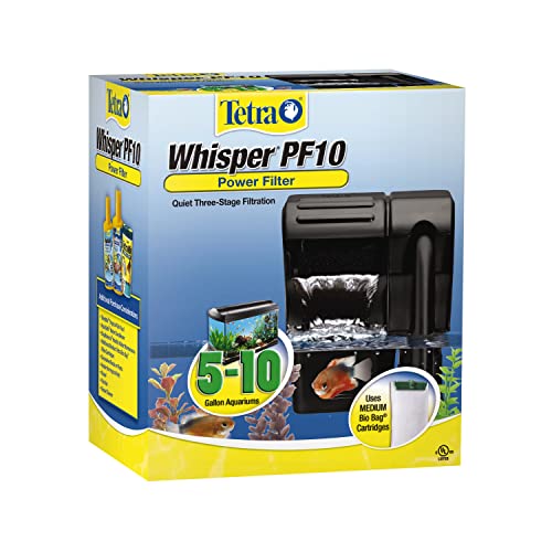 Tetra Whisper Power Filter 10 Gallons, Quiet 3-Stage Aquarium Filtration - Image 1