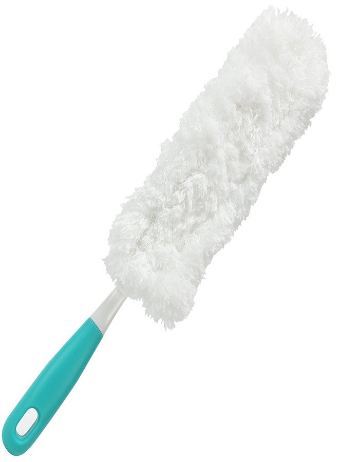 S&T INC. Hand Duster Dusting Wand, 1 Piece, Teal - Image 1