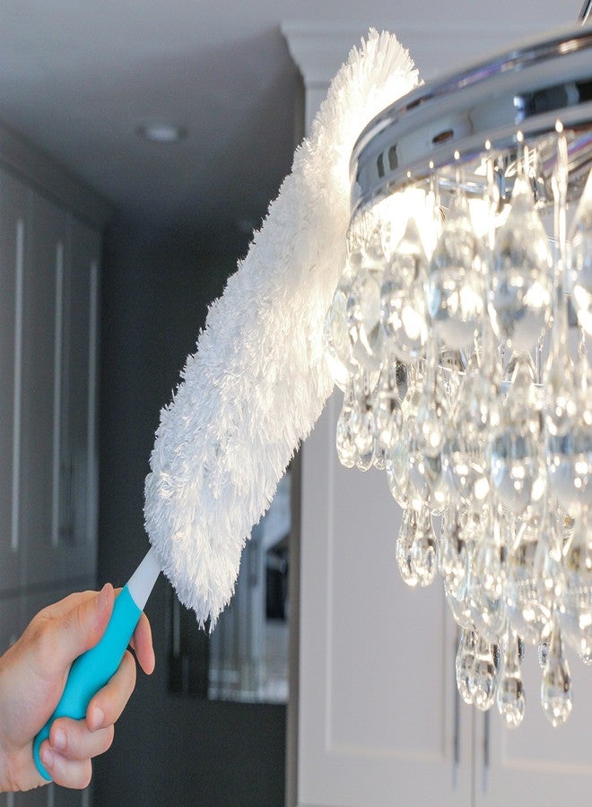 S&T INC. Hand Duster Dusting Wand, 1 Piece, Teal - Image 2